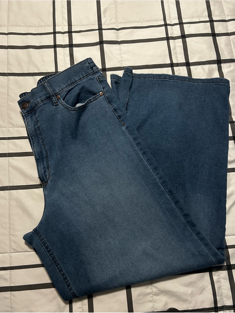 Nine West Women’s Blue Relaxed Jeans
